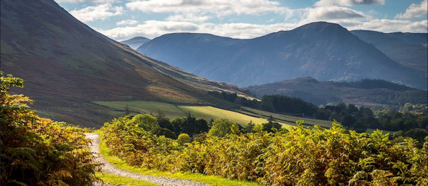 Melbreak - from the High Swinside track - by Andrew Locking