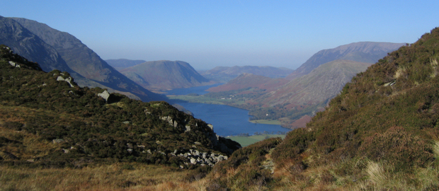 Buttermere from the Haystacks path 